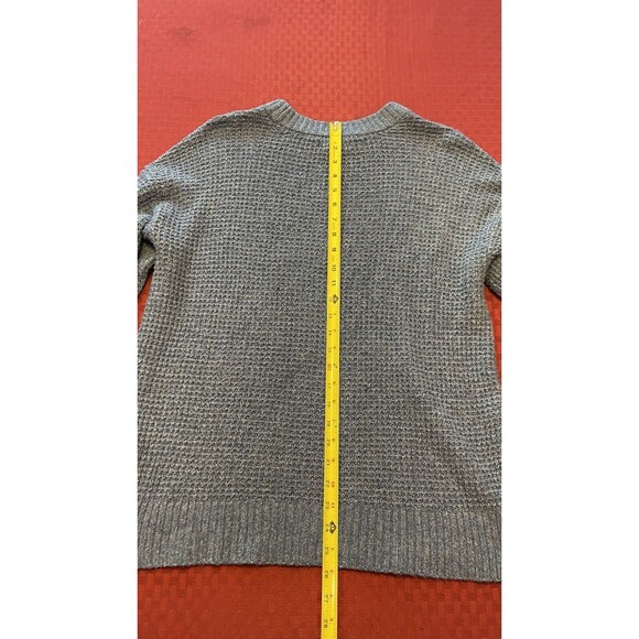 American Eagle Oversized Waffle Knit long sleeve Lightweight Sweater Small. Blue - Picture 5 of 6
